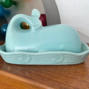 Whale butter dish