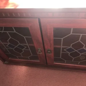 Mahogany corner tv cabinet