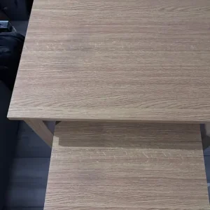 Oak effect nest of tables - Image 2