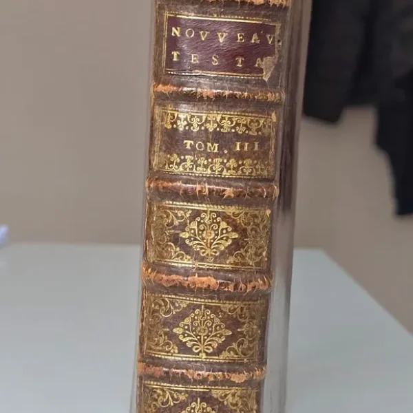 1705 French Bible – Acts, Romans, Corinthians – Georgian Era