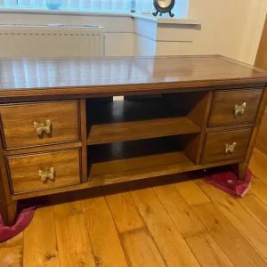 Mahogany tv unit