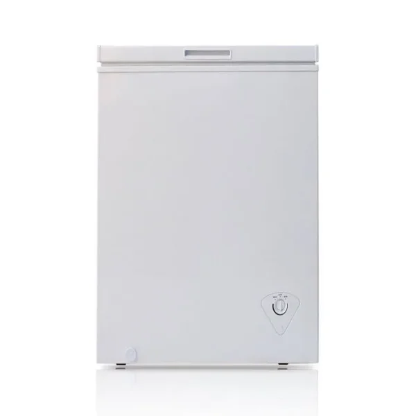 Haden 99L White Chest Freezer – Adjustable Thermostat, Great for Garages or Outbuildings