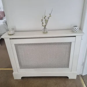 White radiator cover