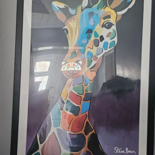 Steven Brown genuine George McZoo giraffe print