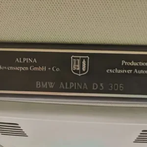 2007 BMW ALPINA D3 Manual - Image 6