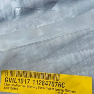 Double gel memory foam & sprung mattress NEW - Image 5