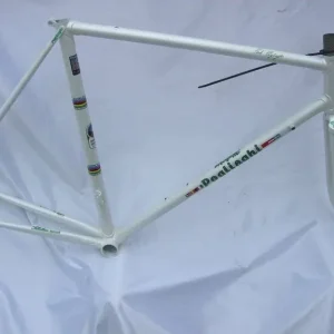 Pogliaghi Pearl White Frame and Forks 1990s 53cm CTC Campagnolo - Image 2
