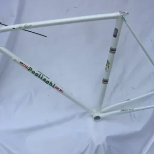 Pogliaghi Pearl White Frame and Forks 1990s 53cm CTC Campagnolo - Image 5