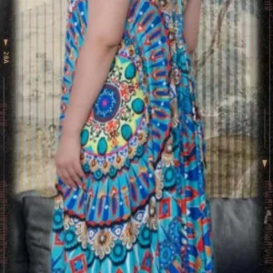 BNWOT Venus luxury boho print sleeveless summer maxi dress UK 16-18 🇬🇧 - Image 3