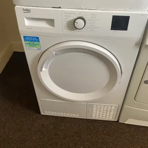 ♻️Good condition white Beko condenser tumble dryer