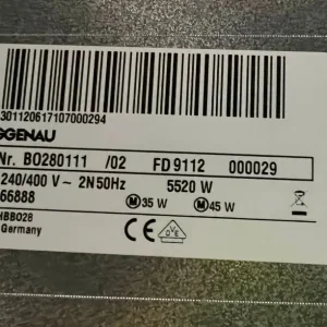 GAGGENAU BO280111 BUILT-IN ELECTRIC FAN OVEN - Image 5