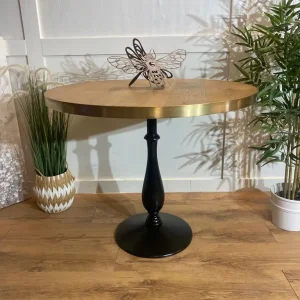 Solid heavy round table