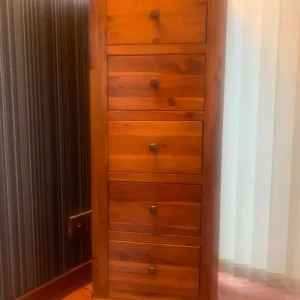 Tall 5-drawer chest of drawers - Image 5