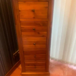 Tall 5-drawer chest of drawers