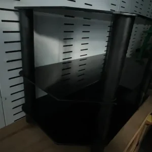 Black glass tv stand - Image 2