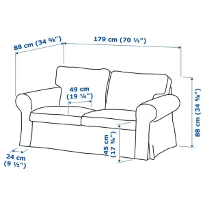IKEA Ektorp 2-seat sofas - Image 3