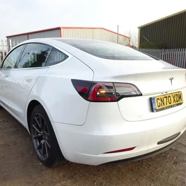 2020 Tesla Model 3 Standard Range with Front and Side Damage – Salvage Repairable