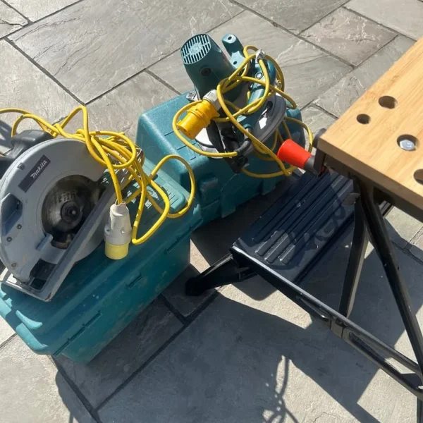 Power tools and work bench