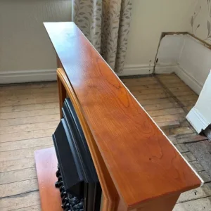Electric fireplace with mantle - Image 5