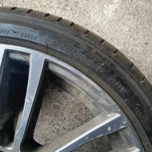 BMW wheel and tyre