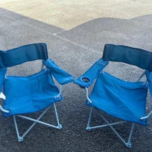 Two Quechua Camping Chairs