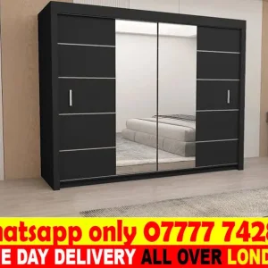 Bedroom mirror with matte finish and full-sized frame - Image 3