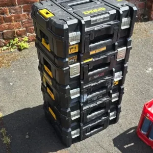 Dewalt Tstak boxes with inlays empty