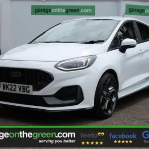 2022 Ford Fiesta ST-3 EcoBoost 1.5T 5-door, 12,000 miles, Frozen White