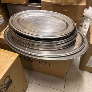 Stainless steel platters