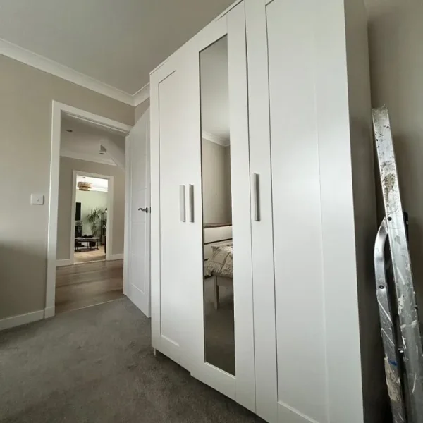White IKEA Wardrobe