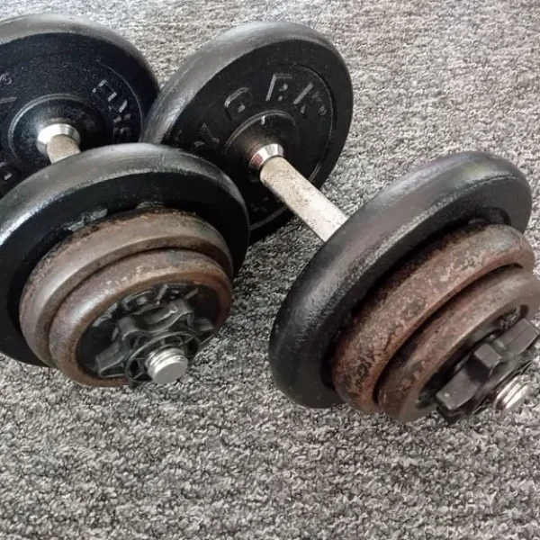 Dumbbell weights cast iron
