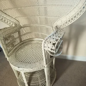 70s vintage rattan chair - Image 2