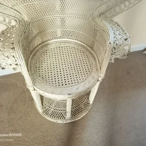 70s vintage rattan chair - Image 3