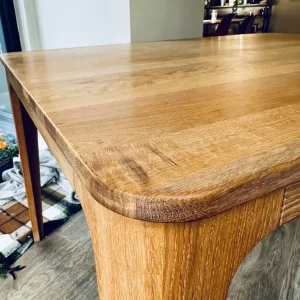 Danish breakfast/dining table in oak by Ebbe Gehl - Image 2