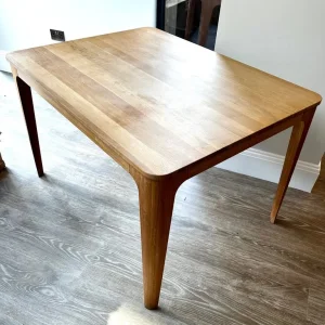Danish breakfast/dining table in oak by Ebbe Gehl