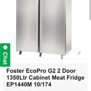 Commercial G2 Ecopro 2-door fridge for cafe or takeaway - Image 2