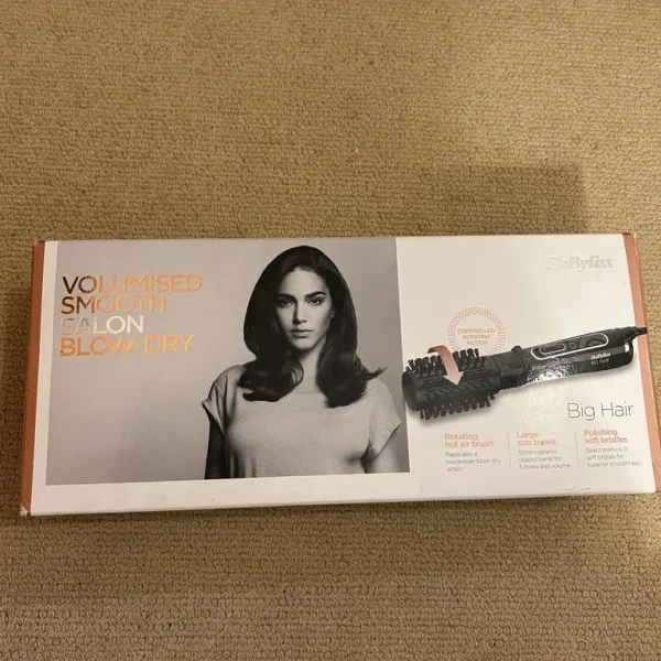 BABYLISS Big Hair 2885U Rotating Hot Air Styler - Black