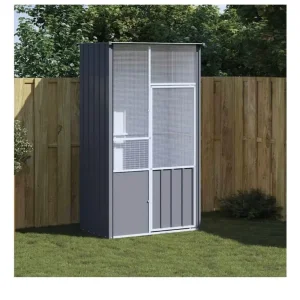 Bird Cage Anthracite 115x78x200 cm Galvanised Steel - Image 2
