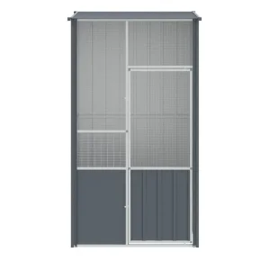 Bird Cage Anthracite 115x78x200 cm Galvanised Steel - Image 3
