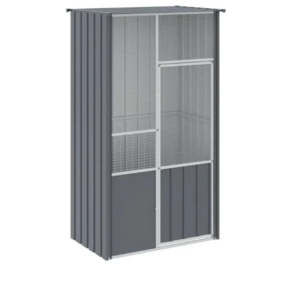 Bird Cage Anthracite 115x78x200 cm Galvanised Steel