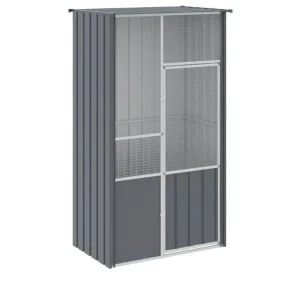 Bird Cage Anthracite 115x78x200 cm Galvanised Steel