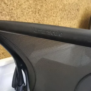 Black Humanscale Diffrient World Mesh Back Ergonomic Office Swivel Desk Chairs 10 Available - Image 3