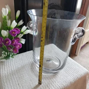 Heavy Vintage German Glass Champagne Ice Bucket - Image 5