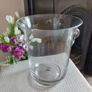 Heavy Vintage German Glass Champagne Ice Bucket - Image 6