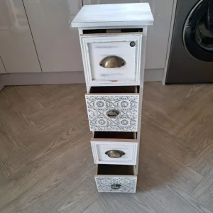 Solid wooden storage unit with 3 tiers - Image 3