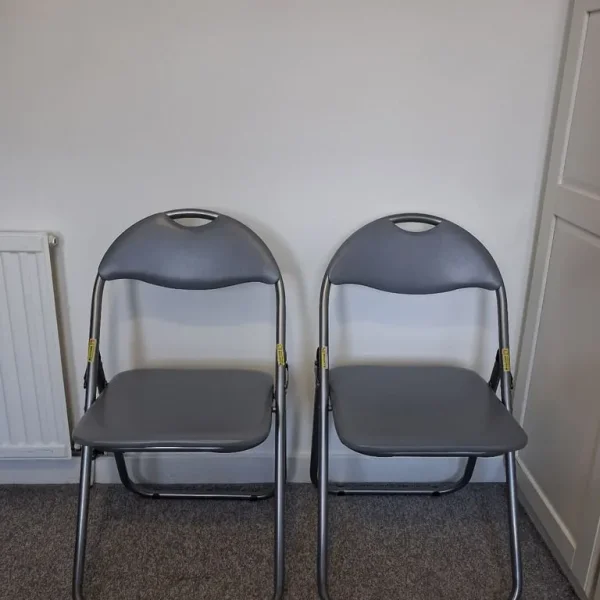 Two Semi-new Folding Chairs