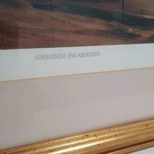Eric Auld Limited Edition Framed & Signed Print Girdleness And Aberdeen - Image 2