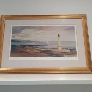 Eric Auld Limited Edition Framed & Signed Print Girdleness And Aberdeen - Image 6