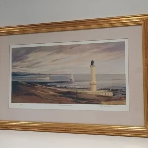 Eric Auld Limited Edition Framed & Signed Print Girdleness And Aberdeen