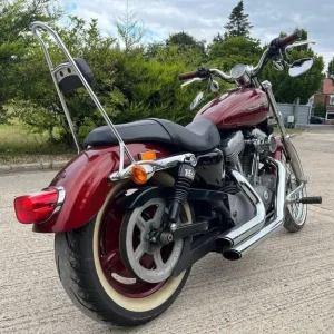 2009 09 HARLEY-DAVIDSON XL883C XL 883 C SPORTSTER CUSTOM CRUISER XLH883 - 2k MLS - Image 2